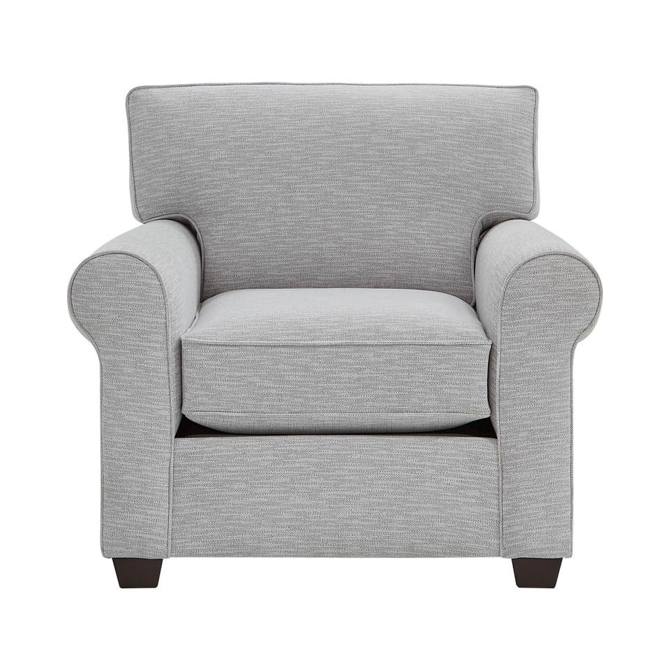 Accent Chairs |  Crestview Rolled Arm Granite Chair Gray Accent Chairs Accent Chairs