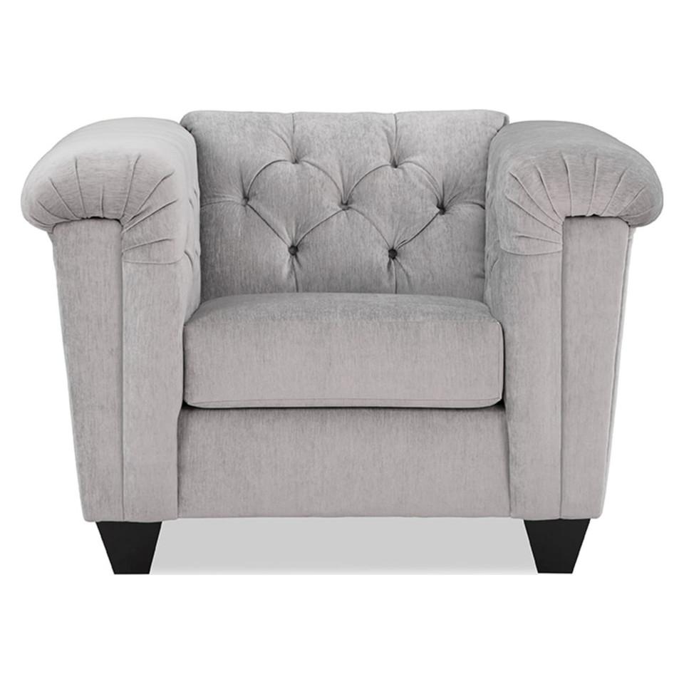 Accent Chairs |  Hampton Silver Chair Gray Accent Chairs Accent Chairs