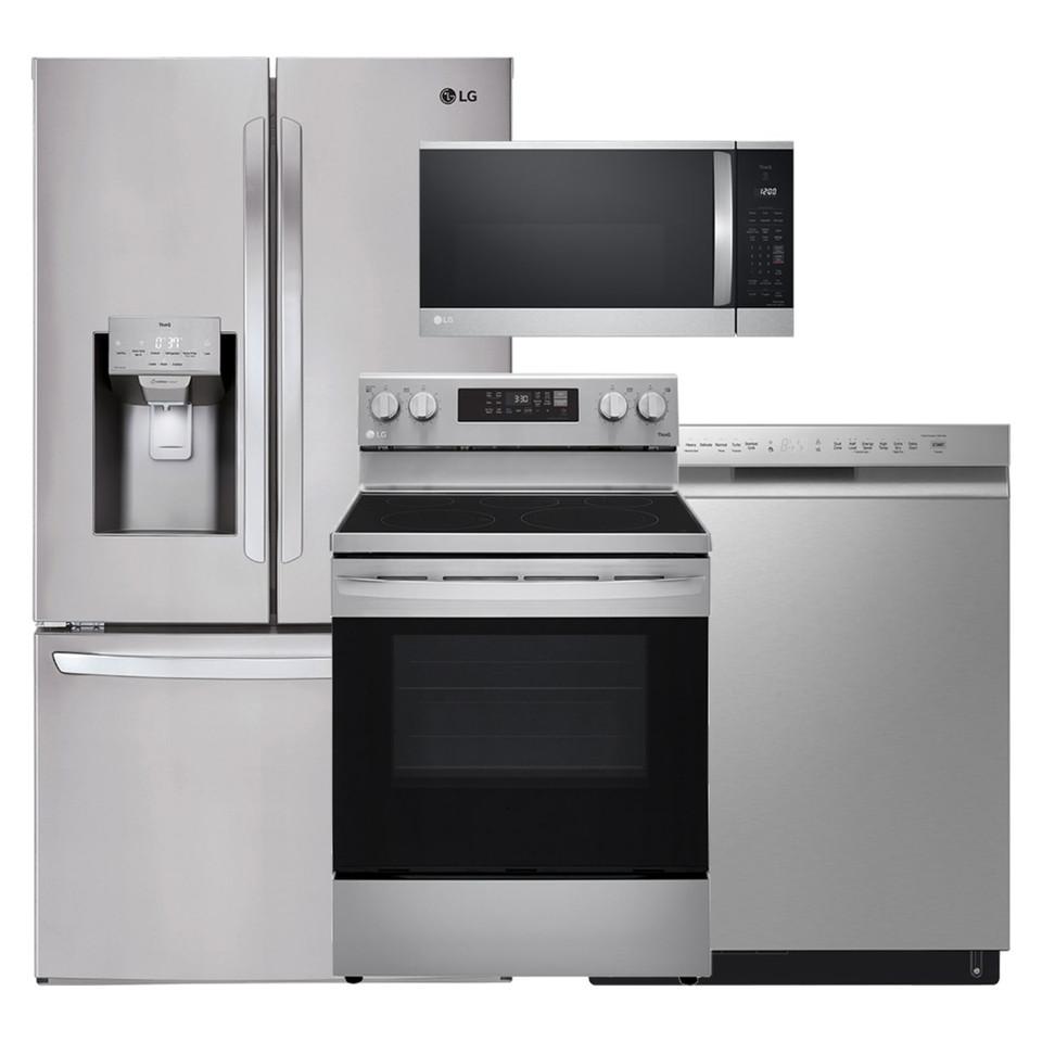 Appliance Packages |  LG Stainless French Door Kitchen Package 4-pc  – LG28FC234PKG Stainless Steel Appliance Packages Appliance Packages