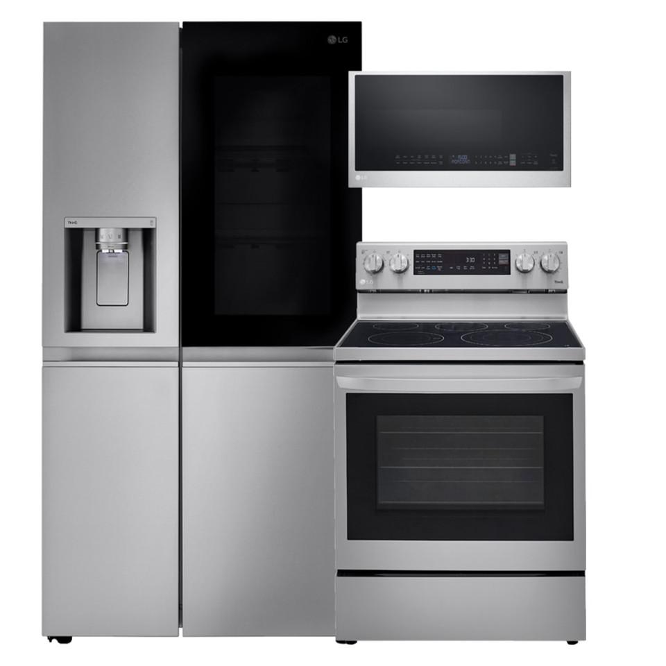 Appliance Packages |  LG Stainless Side-by-Side 3-pc Kitchen Package LSS2725F3PKG Appliances Appliance Packages