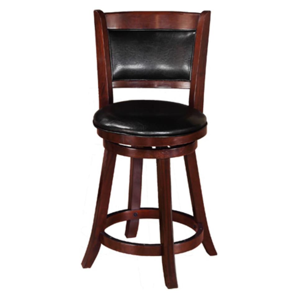 Bar Stools |  Cross Court 24” Counter Stool Brown Bar Stools Bar Stools