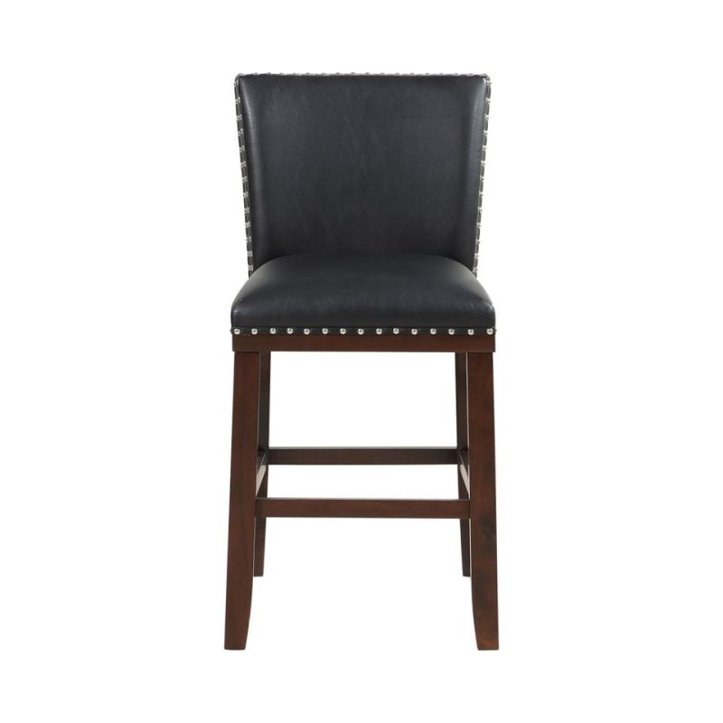 Bar Stools |  Freemont Black Wood Counter Stool Black Bar Stools Bar Stools