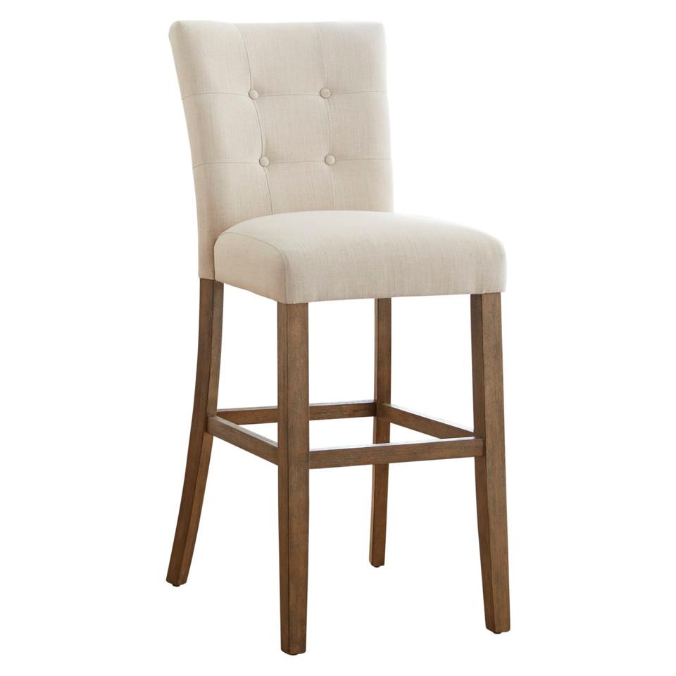 Bar Stools |  Lofton Beige Wood Bar Stool Brown Bar Stools Bar Stools