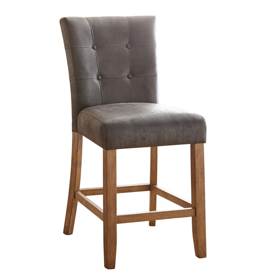 Bar Stools |  Lofton Gray Wood Counter Stool Gray Bar Stools Bar Stools