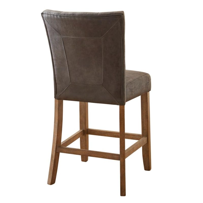 Bar Stools |  Lofton Gray Wood Counter Stool Gray Bar Stools Bar Stools