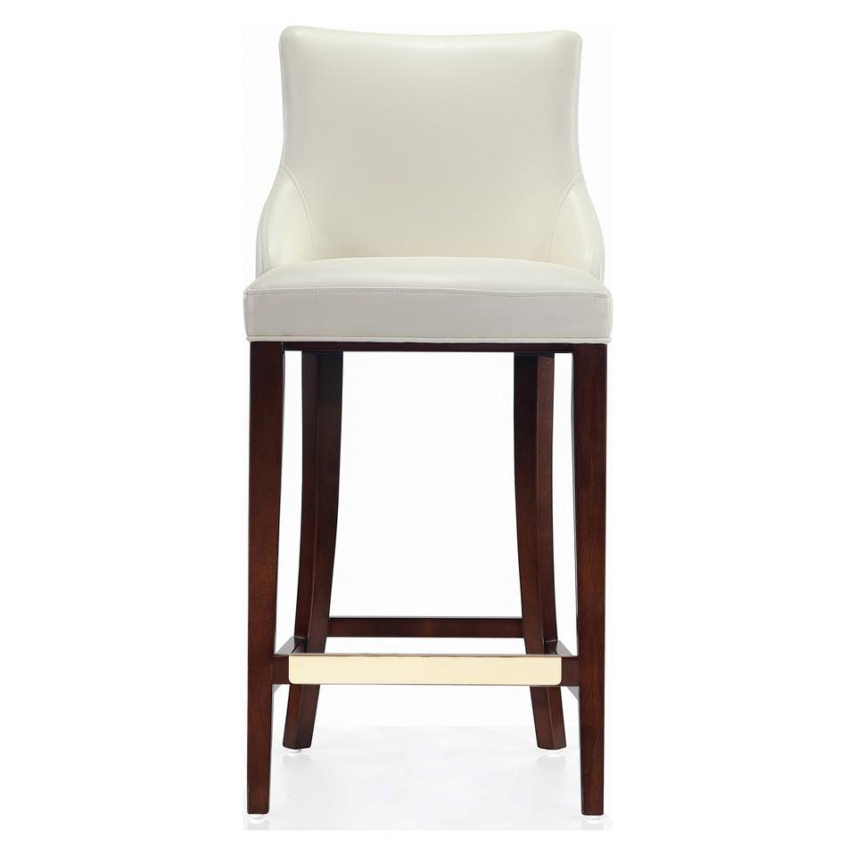 Bar Stools |  Shubert Barstool in Ivory White Bar Stools Bar Stools