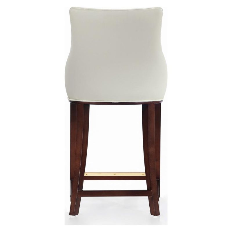 Bar Stools |  Shubert Counter Stool in Ivory White Bar Stools Bar Stools