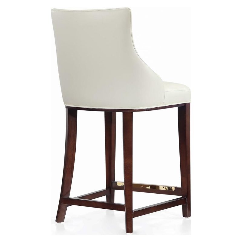 Bar Stools |  Shubert Counter Stool in Ivory White Bar Stools Bar Stools