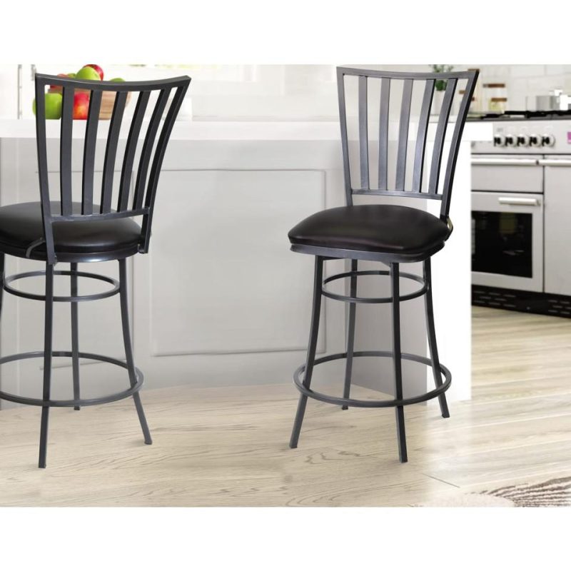 Bar Stools |  Stellan Swivel Counter Stool Black Bar Stools Bar Stools