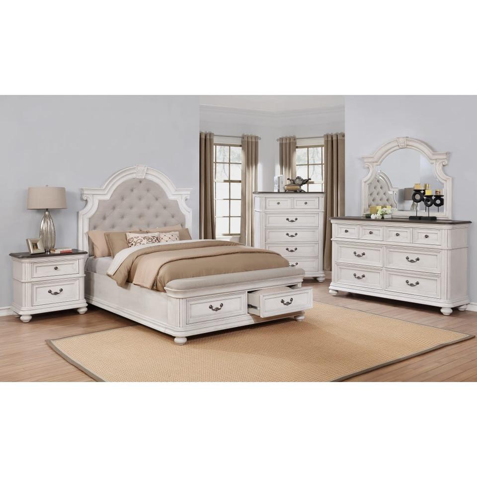 Bedroom Sets |  Brookmont King 3 Piece Bedroom White Bedroom Furniture Bedroom Sets