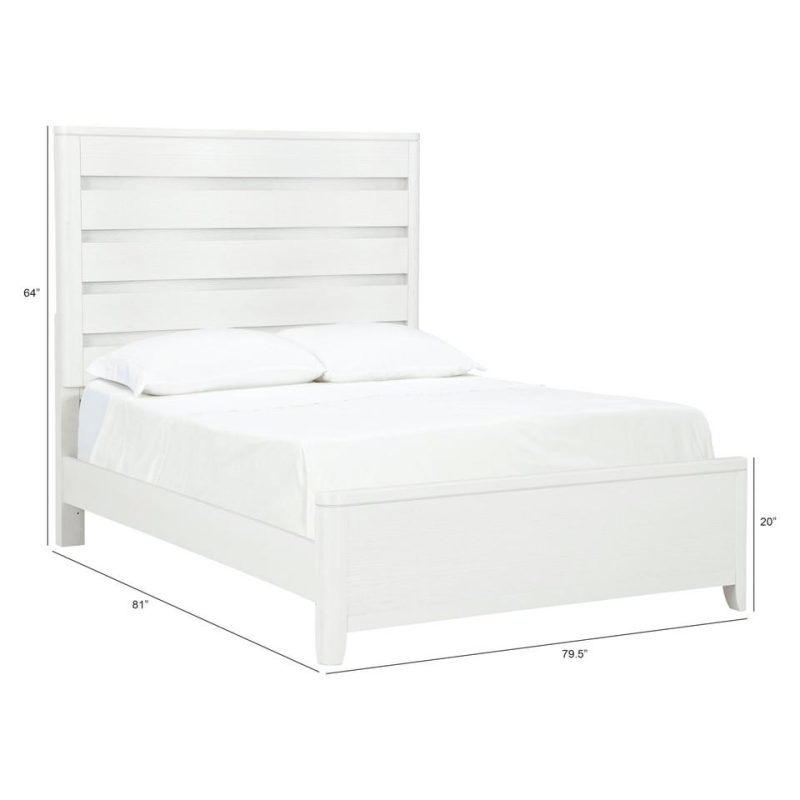 Bedroom Sets |  Dallas White 3-Pc King Bed Set White Bedroom Furniture Bedroom Sets