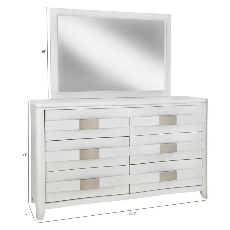 Bedroom Sets |  Dallas White 3-Pc King Bed Set White Bedroom Furniture Bedroom Sets