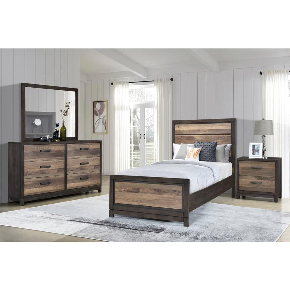 Bedroom Sets |  Frontier Twin 4 pc Bedroom Set Bedroom Furniture Bedroom Sets