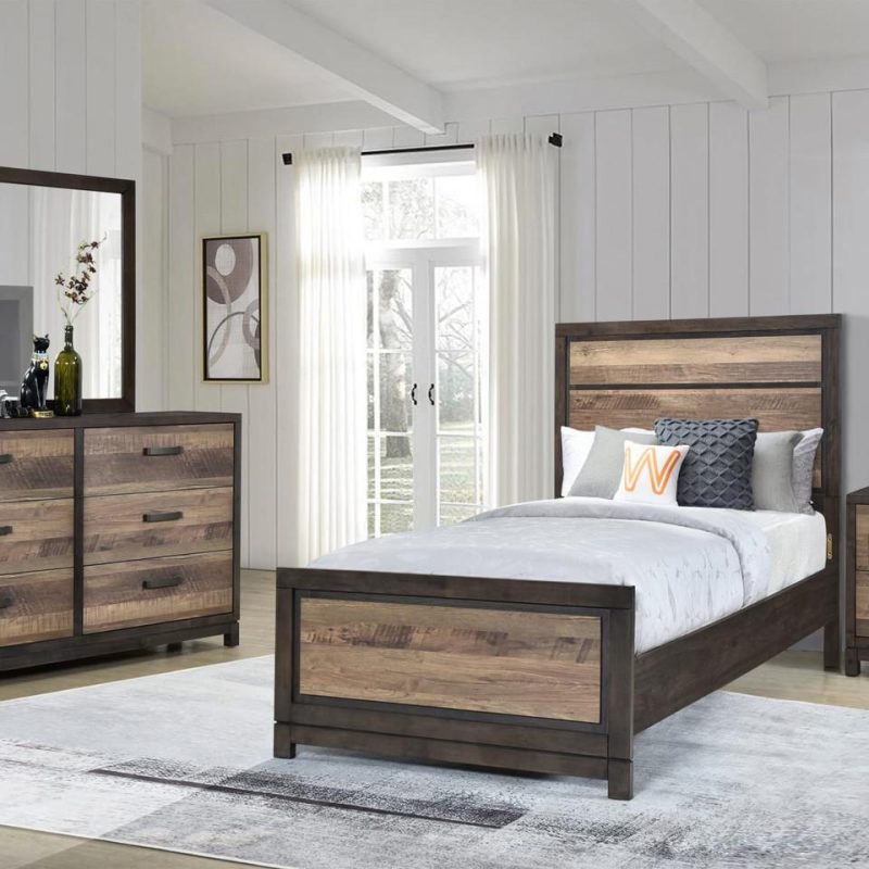 Bedroom Sets |  Frontier Twin 4 pc Bedroom Set Bedroom Furniture Bedroom Sets