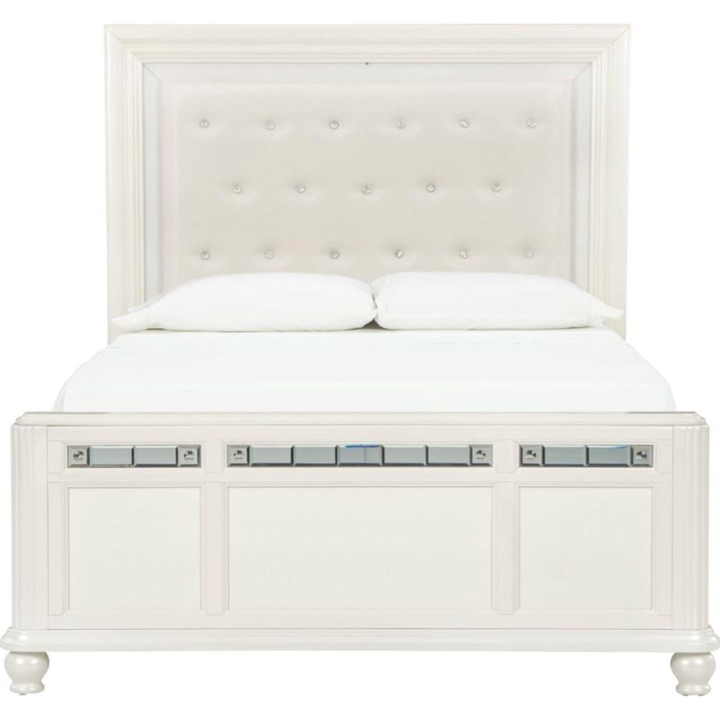 Bedroom Sets |  Gia Collection White 3-pc Queen Bedroom Set White Bedroom Furniture Bedroom Sets