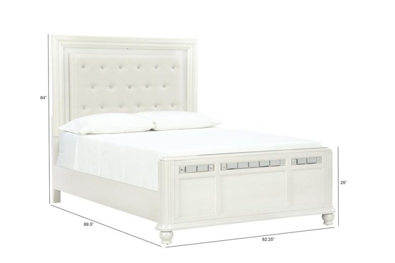 Bedroom Sets |  Gia Collection White 3-pc Queen Bedroom Set White Bedroom Furniture Bedroom Sets