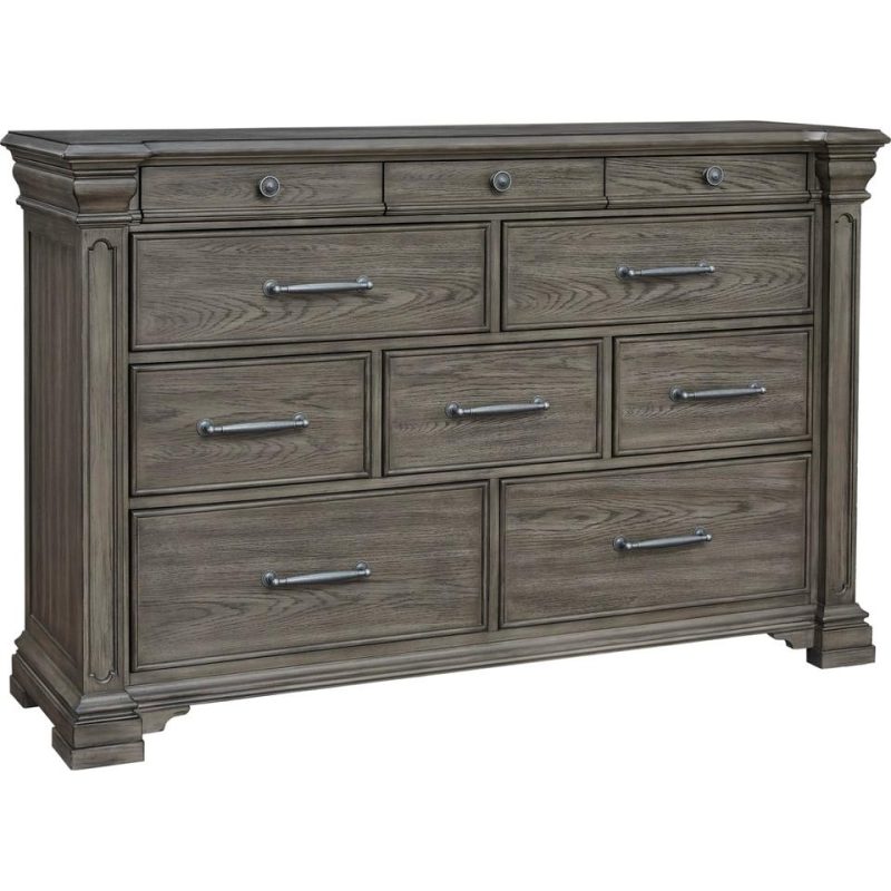 Bedroom Sets |  Newcastle King Panel 3-Pc Bedroom Set Gray Bedroom Furniture Bedroom Sets