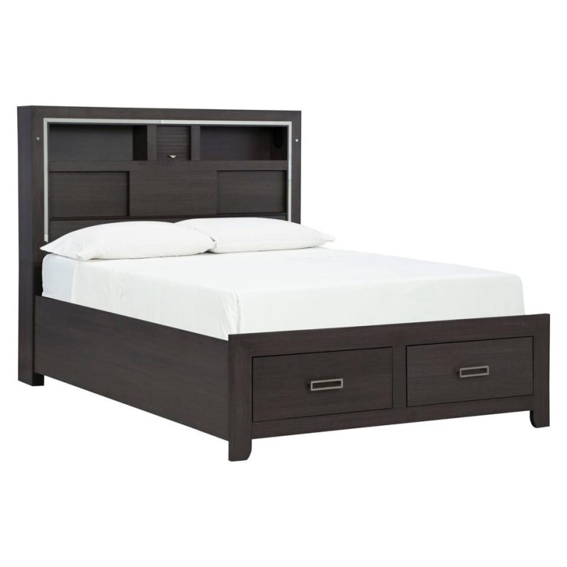 Bedroom Sets |  Rhapsody Collection Gray King Bedroom Set Gray Bedroom Furniture Bedroom Sets