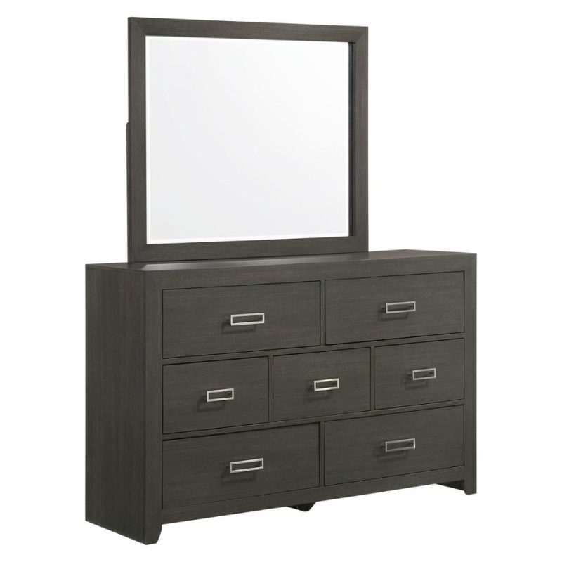 Bedroom Sets |  Rhapsody Collection Gray King Bedroom Set Gray Bedroom Furniture Bedroom Sets