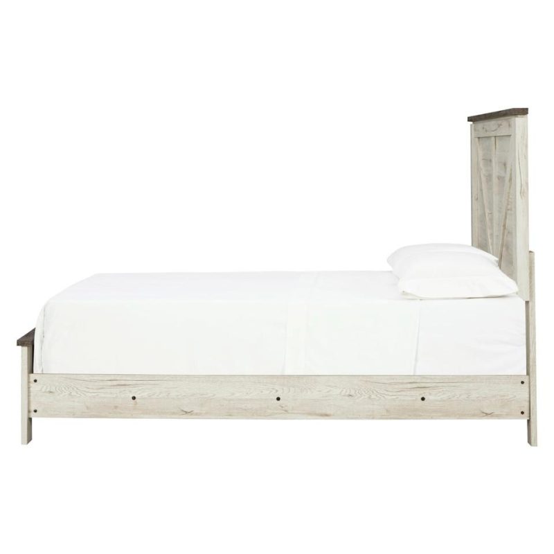 Beds |  Adorna White King Bed White Bedroom Furniture Beds