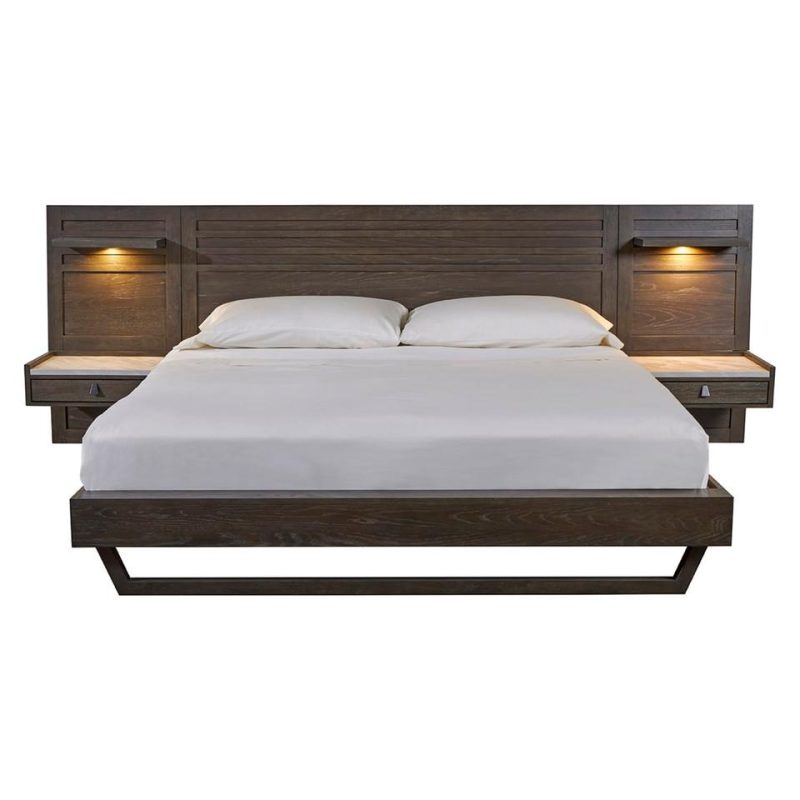 Beds |  Britton King Wall Bed Brown Bedroom Furniture Beds