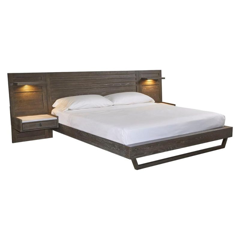 Beds |  Britton King Wall Bed Brown Bedroom Furniture Beds