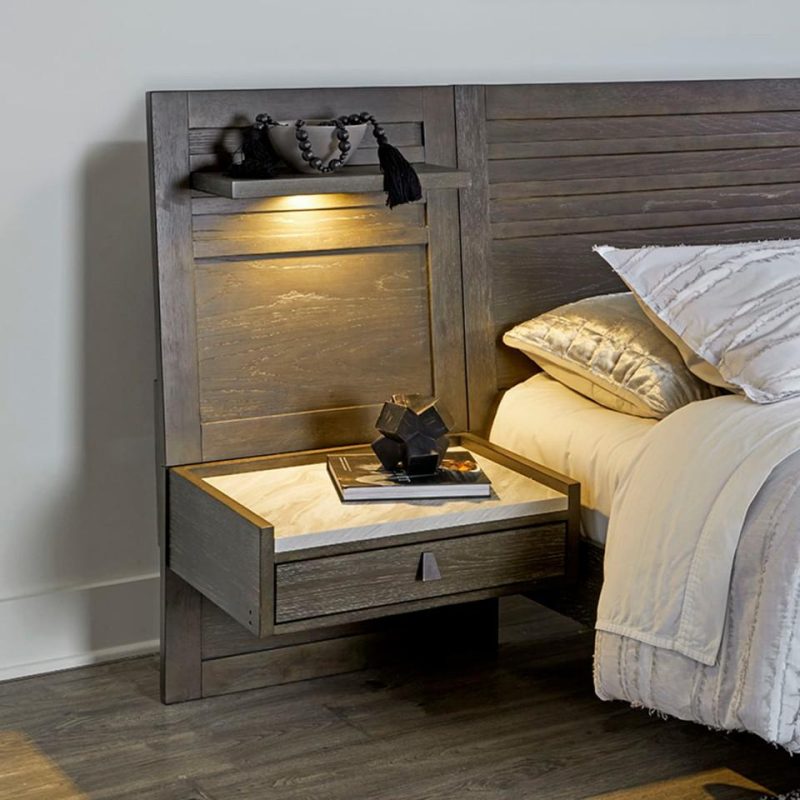 Beds |  Britton King Wall Bed Brown Bedroom Furniture Beds