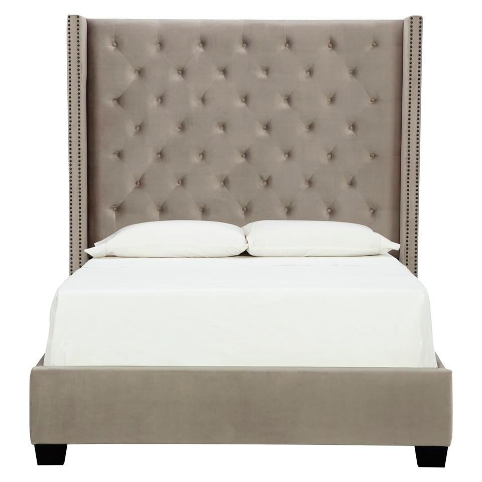 Beds |  Bryant Park Bed – Queen Gray Bedroom Furniture Beds