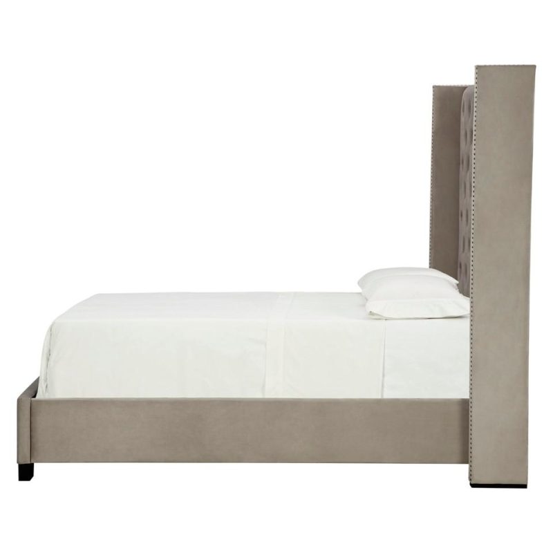 Beds |  Bryant Park Bed – Queen Gray Bedroom Furniture Beds