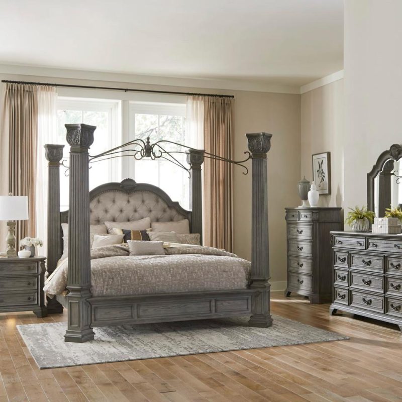 Beds |  Colossus King Bed Gray Bedroom Furniture Beds