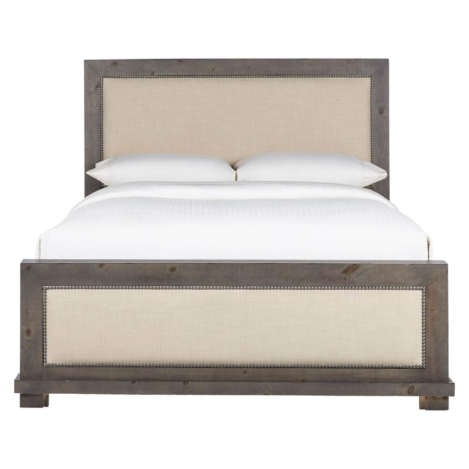 Beds |  Dawson Collection King Bed Gray Bedroom Furniture Beds