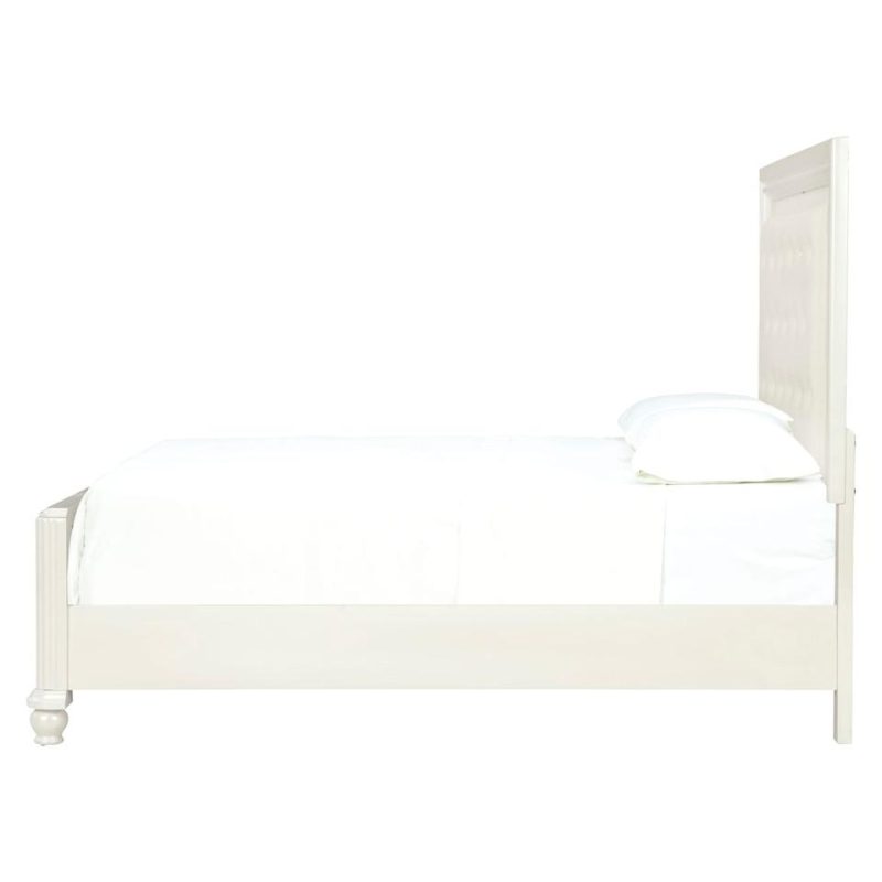 Beds |  Gia Collection White King Bed White Bedroom Furniture Beds