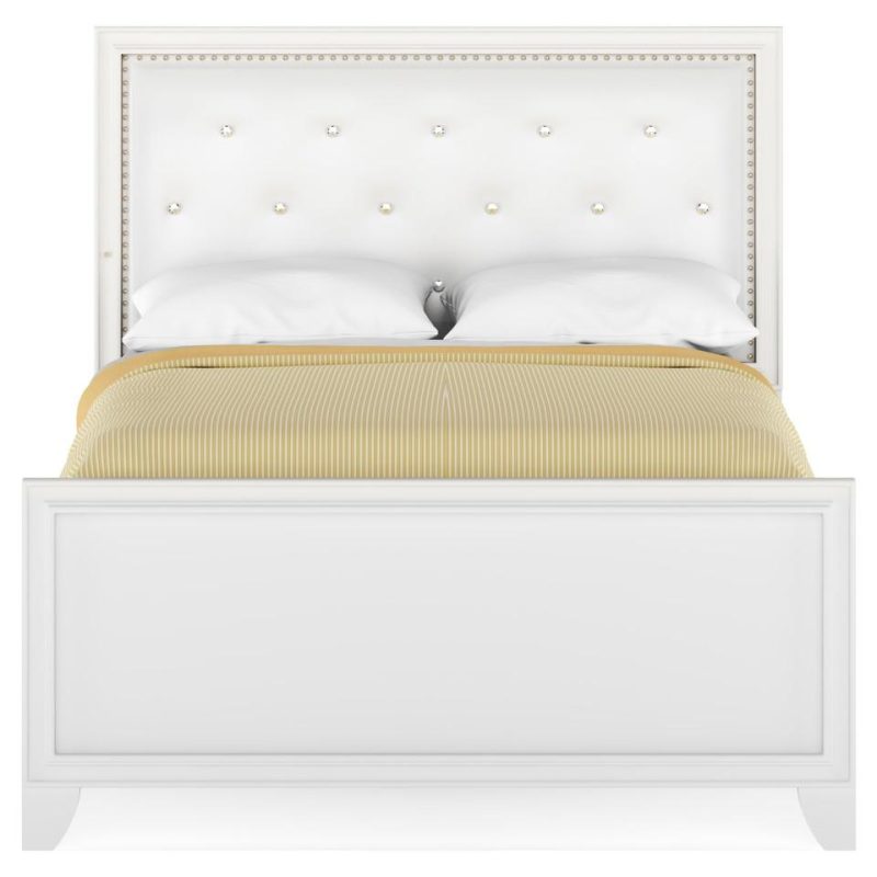 Beds |  Isabella Full Bed White Bedroom Furniture Beds