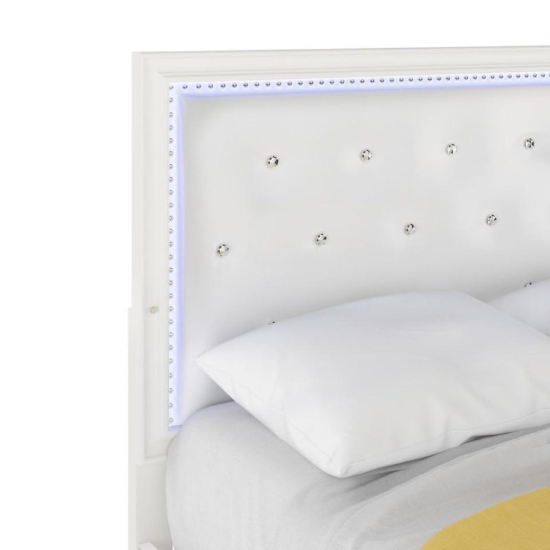 Beds |  Isabella Full Bed White Bedroom Furniture Beds