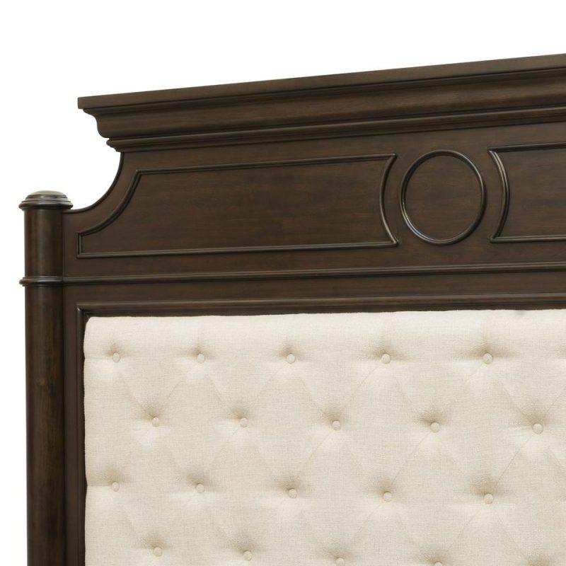 Beds |  Jayden Collection Queen Bed Brown Bedroom Furniture Beds