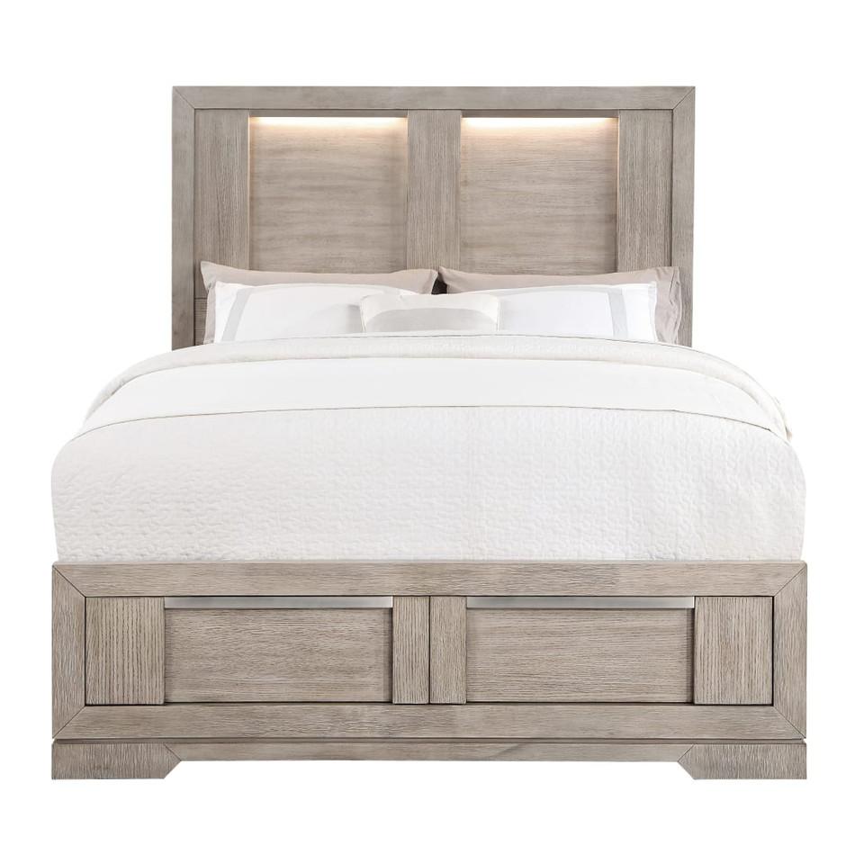 Beds |  Kristin Queen Storage Bed Gray Bedroom Furniture Beds