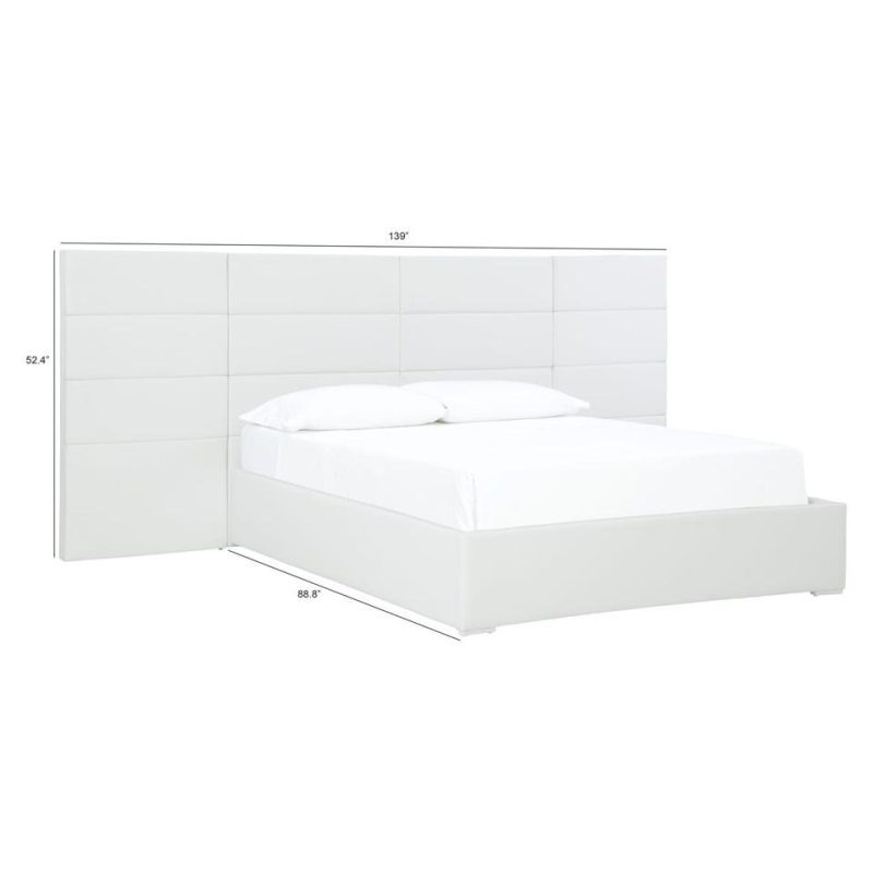 Beds |  Lyla King Wall Bed White Bedroom Furniture Beds