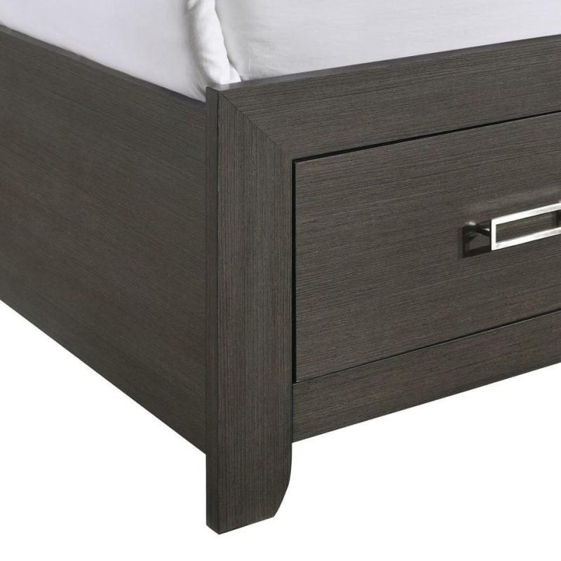 Beds |  Rhapsody Collection Gray King Bed Gray Bedroom Furniture Beds