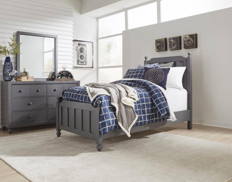 Beds |  Sienna Gray Full Bed Gray Bedroom Furniture Beds