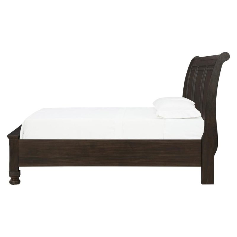 Beds |  Spencer King Bed Brown Bedroom Furniture Beds