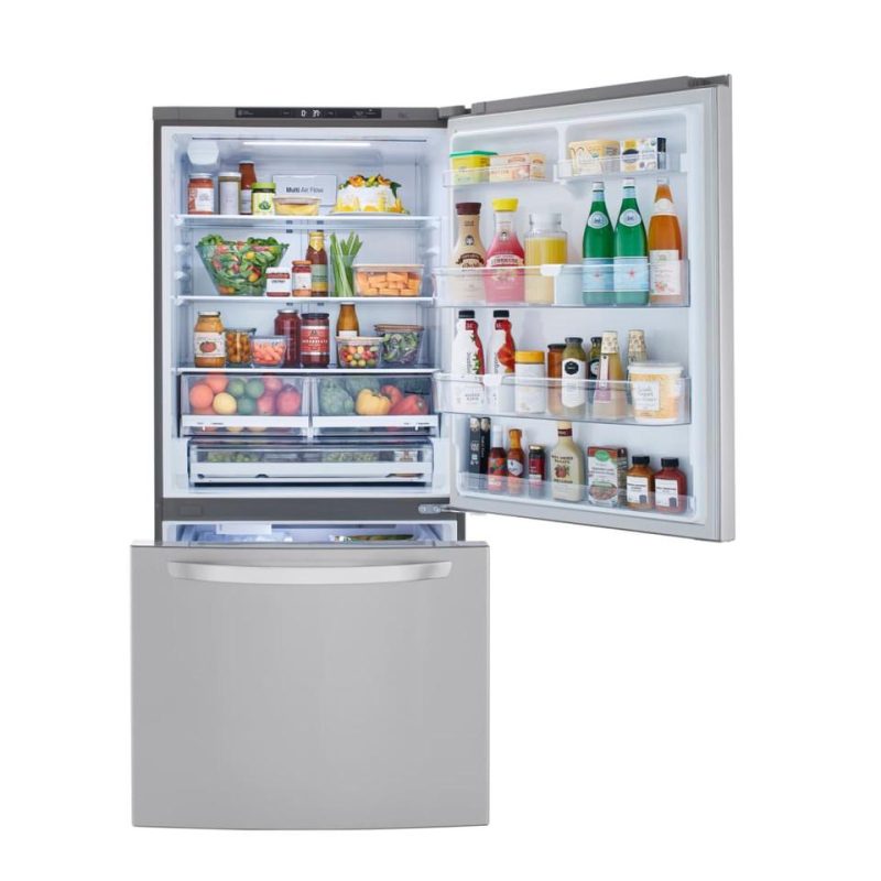 Bottom-Freezer Refrigerators |  LG 26 cu. ft. Bottom Freezer Refrigerator – LRDCS2603S Stainless Steel Bottom-Freezer Refrigerators Bottom-Freezer Refrigerators