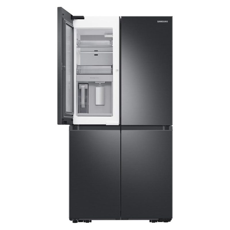 Bottom-Freezer Refrigerators |  Samsung 29 cu. ft. Smart 4-Door Flex™ Refrigerator with Beverage Center and Dual Ice Maker – RF29A9671SG Black Bottom-Freezer Refrigerators Black