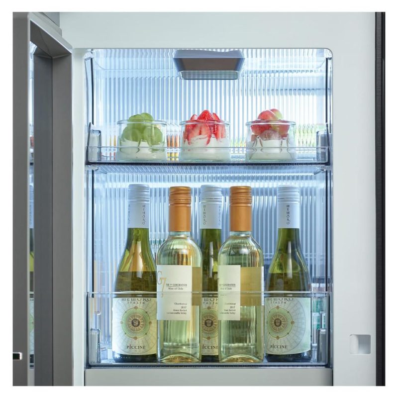 Bottom-Freezer Refrigerators |  Samsung Bespoke 4-Door Flex™ Refrigerator 29 cu. ft. in Stainless Steel with Beverage Zone™ and Auto Open Door –  RF29DB9700QL Stainless Steel Bottom-Freezer Refrigerators Bottom-Freezer Refrigerators