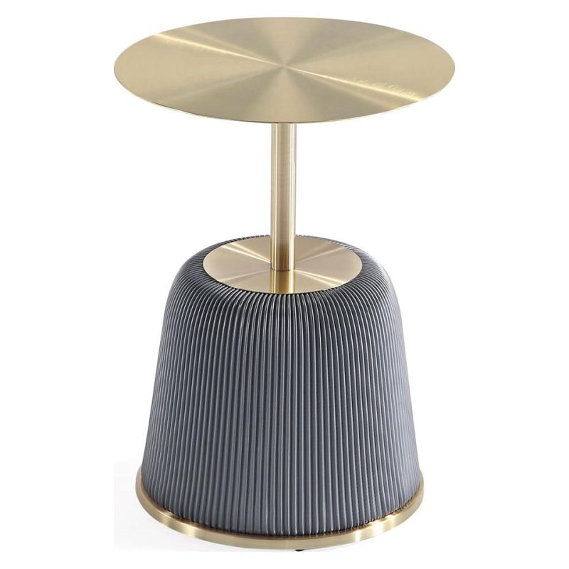 Coffee & End Tables |  Anderson End Table 1.0 and End Table 2.0 in Cream and Gray – Set of 2 Multi Color Coffee & End Tables Coffee & End Tables