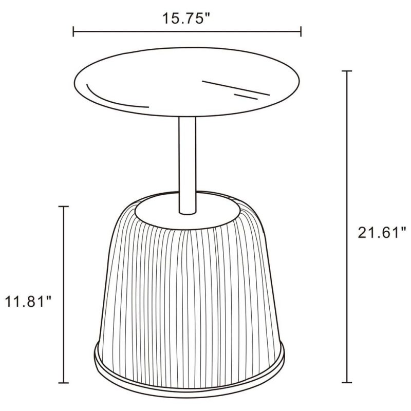 Coffee & End Tables |  Anderson End Table 1.0 and End Table 2.0 in Gray – Set of 2 Gray Coffee & End Tables Coffee & End Tables