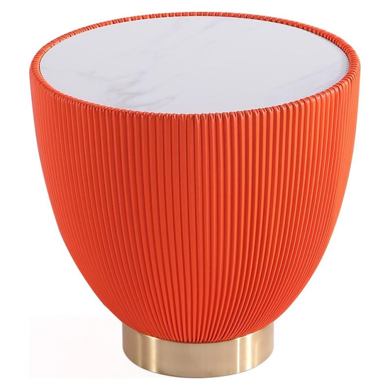 Coffee & End Tables |  Anderson End Table 1.0 and End Table 2.0 in Orange – Set of 2 Orange Coffee & End Tables Coffee & End Tables