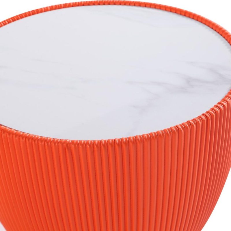 Coffee & End Tables |  Anderson End Table 1.0 and End Table 2.0 in Orange – Set of 2 Orange Coffee & End Tables Coffee & End Tables