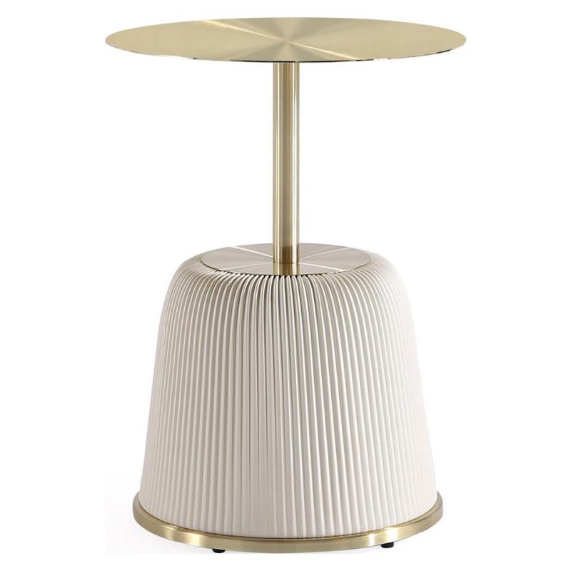 Coffee & End Tables |  Anderson End Table 1.0 in Cream Cream Living Room Furniture Coffee & End Tables