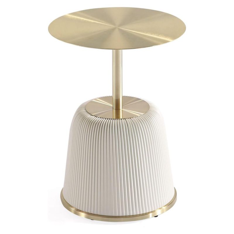 Coffee & End Tables |  Anderson End Table 1.0 in Cream Cream Living Room Furniture Coffee & End Tables