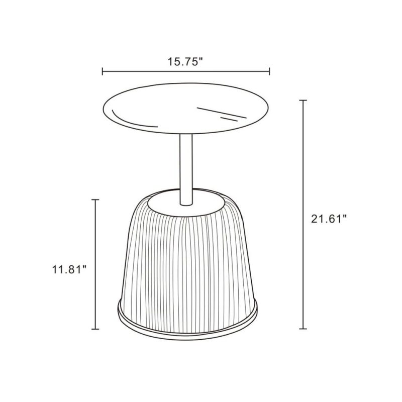 Coffee & End Tables |  Anderson End Table 1.0 in Orange Orange Coffee & End Tables Coffee & End Tables